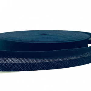 CINTA AL BIES ALGODÓN 13mm x 25m - Marino, 13mm