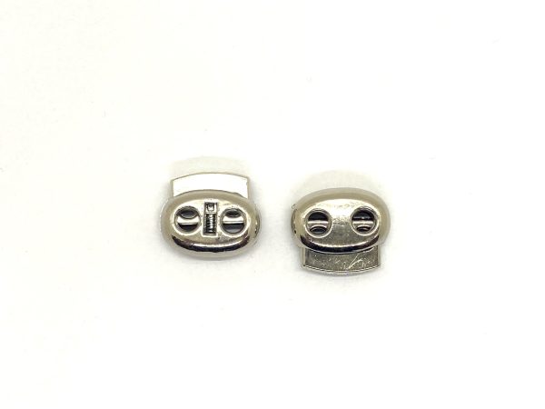 TANCA DOBLE PLATEADO X 100 UNIDADES PARA CORDON