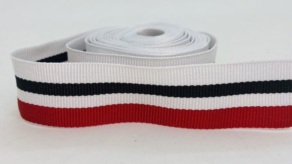 CINTA GROSS RAYADA BLANQUEANDO 2.5cm