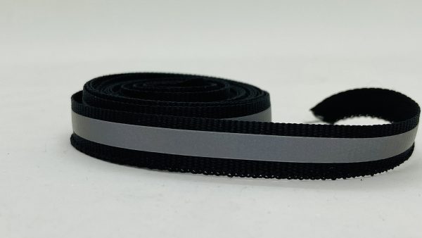CINTA GROSS 1CM REFLEX NEGRA