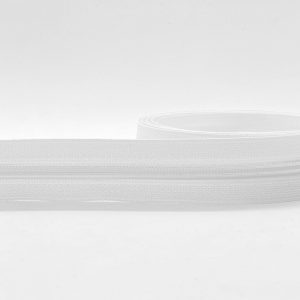 CIERRE POR METRO CADENA NYLON N3 (4mm) X 10m - Blanco, Rollos