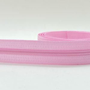 CIERRE POR METRO CADENA NYLON N3 (4mm) X 10m - Rosa bebé, Rollos