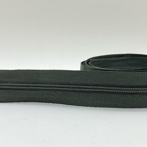 CIERRE POR METRO CADENA NYLON N3 (4mm) X 10m - Verde Militar, Rollos