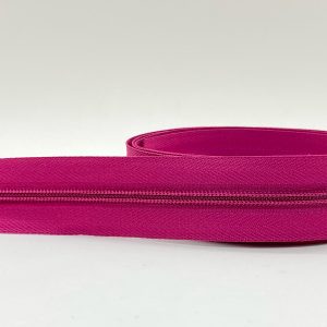 CIERRE POR METRO CADENA NYLON N3 (4mm) X 10m - Magenta, Rollos