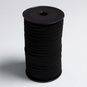 ELÁSTICO PARA EMBUTIR DE 8MM NEGRO 250 METROS