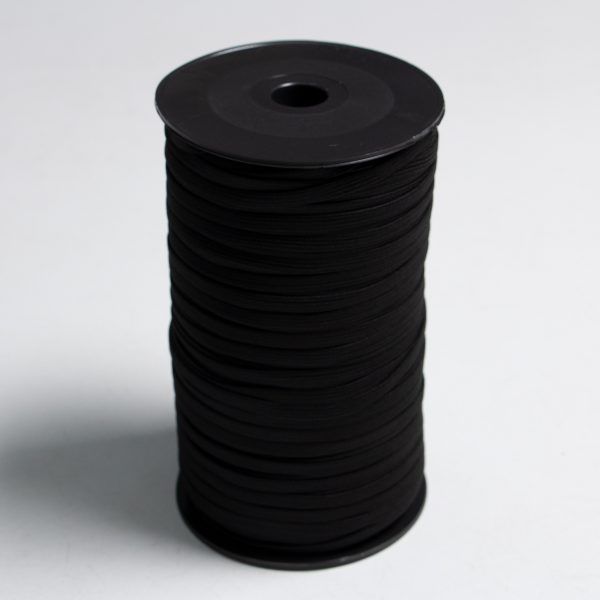 ELÁSTICO PARA EMBUTIR DE 8MM NEGRO 250 METROS