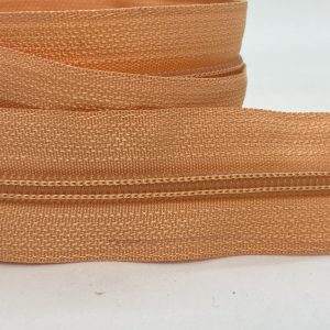 CIERRE POR METRO CADENA NYLON N5 (6mm) X 10m - Salmón Claro, Rollos