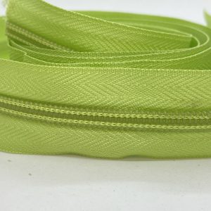 CIERRE POR METRO CADENA NYLON N5 (6mm) X 10m - Verde Menta, Rollos