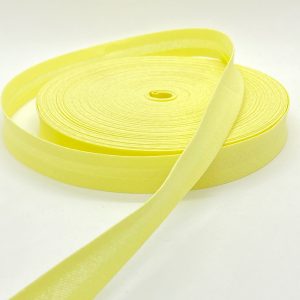 CINTA AL BIES ALGODÓN 2cm x 25m - Amarillo bebé, Rollos