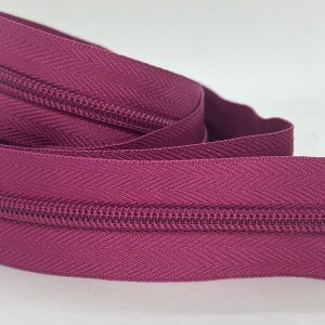 CIERRE POR METRO CADENA NYLON N5 (6mm) X 10m - Magenta, Rollos