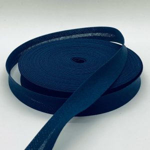 CINTA AL BIES ALGODÓN 2cm x 25m - Marino, Rollos