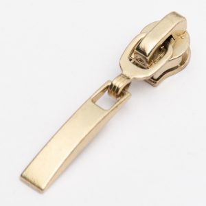 DESLIZADOR PARA CIERRE NYLON 5(6mm) AUTOMÁTICO FANTASÍA X 50u - Palito Gold, Pack de 50u