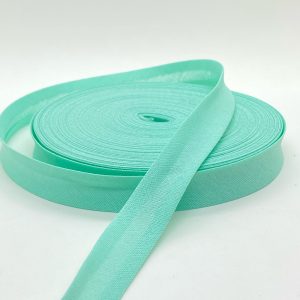 CINTA AL BIES ALGODÓN 2cm x 25m - Verde Agua, Rollos