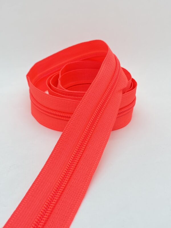 CIERRE POR METRO CADENA NYLON N5 (6mm) X 10m FLUOR! - Image 5
