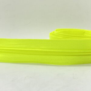 CIERRE POR METRO CADENA NYLON N5 (6mm) X 10m FLUOR! - AMARILLO, Rollos