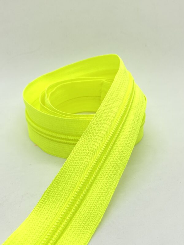 CIERRE POR METRO CADENA NYLON N5 (6mm) X 10m FLUOR! - Image 2