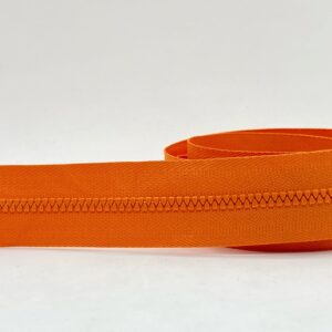 CIERRE CADENA DIENTE DE PERRO POR METRO 4mm X 10m - NARANJA, x cada 10mts