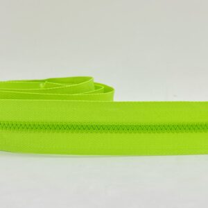 CIERRE CADENA DIENTE DE PERRO POR METRO 4mm X 10m - VERDE MANZANA, x cada 10mts