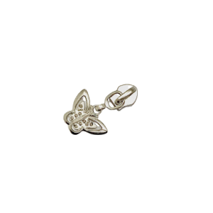 DESLIZADOR MARROQUINERO FANTASIA PARA NYLON #5 (6mm) X 50u - 50u, MARIPOSA