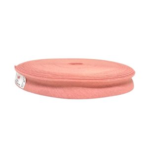 CINTA AL BIES ALGODÓN 2cm x 25m - Salmon, Rollos