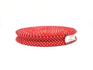 CINTA AL BIES LUNARES DE POPLIN ALGODON 2CM X 25m